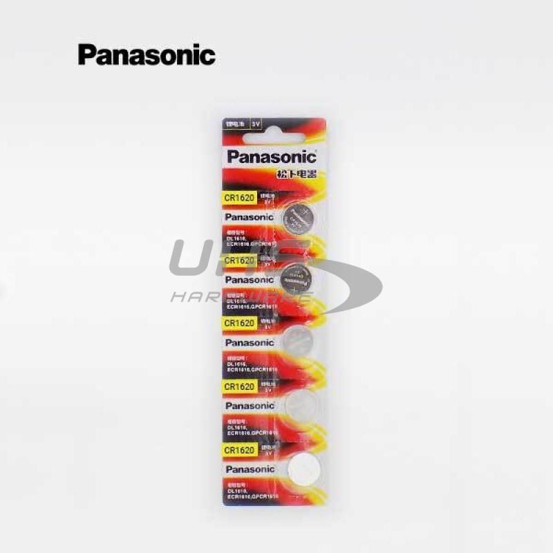 Panasonic CR1620 3V Lithium Battery 5-Pack