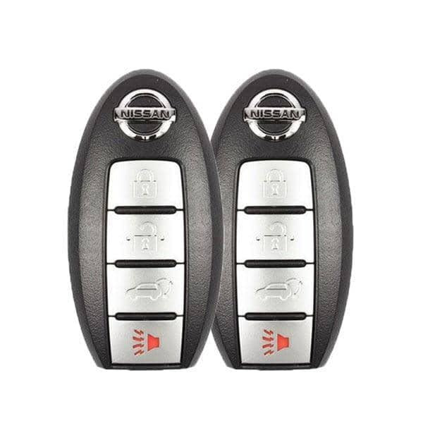 2 X 2014-2016 Nissan Rogue / 4-Button Smart Key Pn: 285E3-4Cb6A Kr5S180144106 (Bundle Of 2)