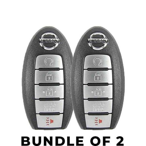 2 x 2017-2020 Nissan Armada / 5-Button Smart Key / PN: 285E3-1LB5A / CWTWB1G744 (BUNDLE OF 2) - UHS Hardware