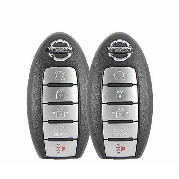 2 X 2017-2020 Nissan Rogue / 5-Button Smart Key 285E3-6Fl7B Kr5S180144106 (Oem) (Bundle Of 2)