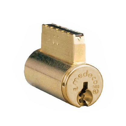 Medeco - Medeco3 - (KIK) Key-in-Knob Uncombinated Cylinder - DLQ Keyway - Satin Brass - Grade 1 - UHS Hardware
