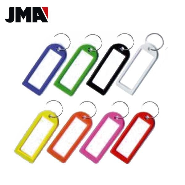 20 Pack of Key ID Tags w/ Ring & Hole Assorted Colors (JMA M1) - UHS Hardware