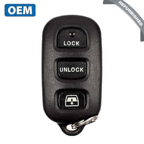 2001-2004 Toyota Sequoia / 4-Button Keyless Entry Remote / w/Rear Glass / PN: 89742-0C010 / HYQ12BAN (OEM) - UHS Hardware