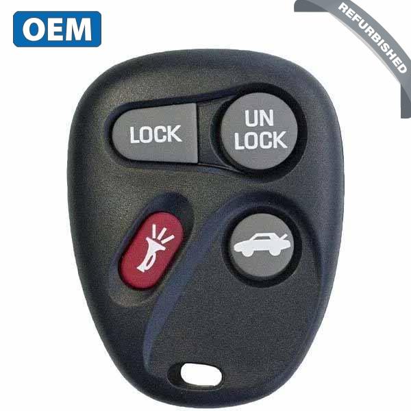 New Replacement 4 Button Keyless Remote Shell Case + Pad – L2C0005T, 16263074-99 – Aftermarket Black