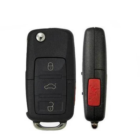 2002-2006 Volkswagen / 4-Button Flip-Key / 1J0959753AM (OEM Refurb) - UHS Hardware