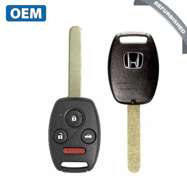 2003-2007 Honda Accord CR-V / 4-Button Remote Head Key / 35118-SDA-A11 / OUCG8D-380H-A (OEM) - UHS Hardware