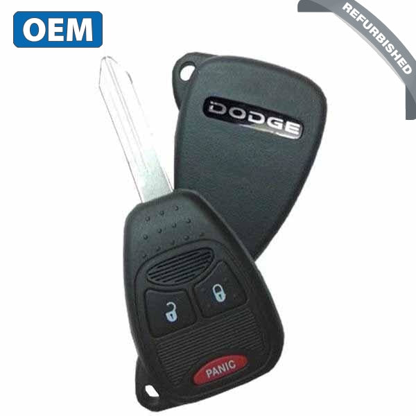 2004-2012 Dodge / 3-Button Remote Head Key / PN: 68001705AB / OHT692427AA (OEM) - UHS Hardware