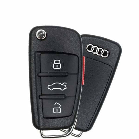 2005-2010 Audi / 4-Button Flip Key Pn: 8P0 837 220E Nbg009272T (Oem)
