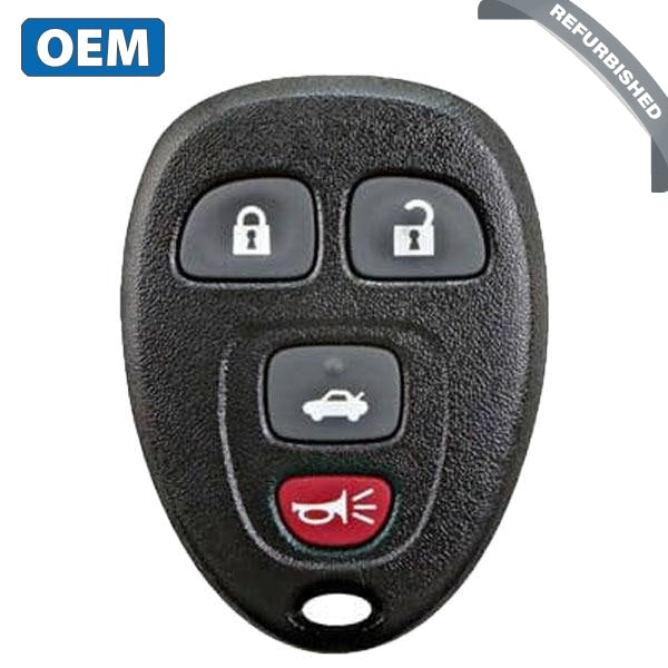 2005-2012 GM Chevrolet / 4-Button Keyless Entry Remote/ PN: 15252034 / KOBGT04A (OEM) - UHS Hardware