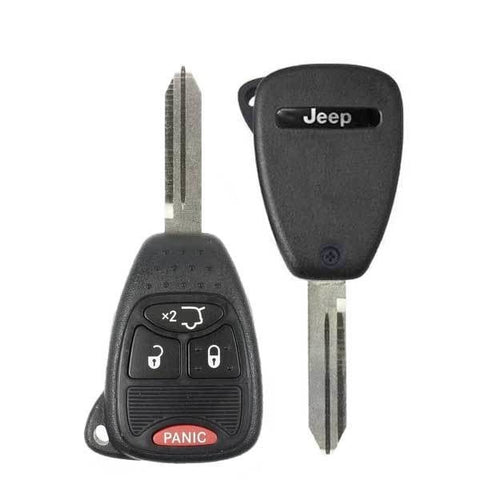 2005-2012 Jeep Liberty Commander Grand Cherokee / 4-Button Remote Head Key / PN: 05183349AC / OHT692715AA  (OEM) - UHS Hardware