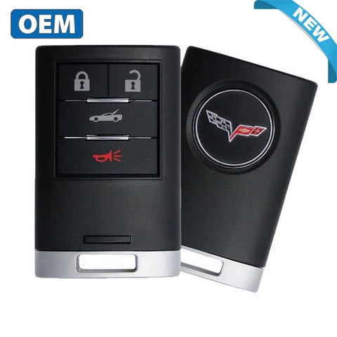 2005-2013 Chevrolet Corvette / 4-Button Smart Key / PN: 25926480  / M3N-5WY7777A (OEM) - UHS Hardware
