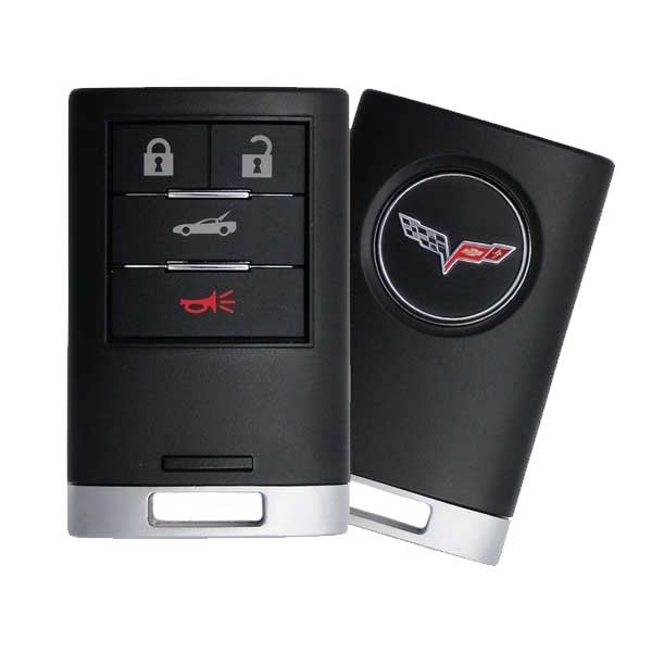 2005-2013 Chevrolet Corvette / 4-Button Smart Key Pn: 25926480 M3N-5Wy7777A (Oem)