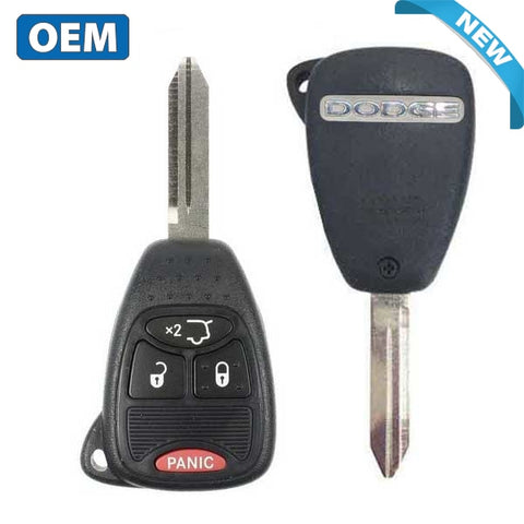 2006-2009 Dodge Durango / 4-Button Remote Head Key / PN: 05179512AC / OHT692715AA (OEM) - UHS Hardware