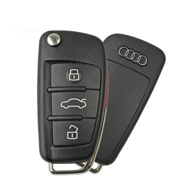 2006-2010 Audi / 4-Button Flip Key Pn: 8E0837220 Myt4073A (Oem)