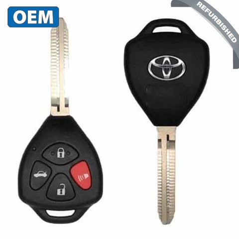2006-2011 Toyota Camry / Corolla  / 4-Button Remote Head Key / PN: 89070-06232 /  HYQ12BBY (Chip 4D 67) / Board 1491 (OEM) - UHS Hardware