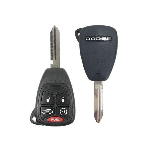 2006-2013 Dodge Avenger Durango  / 5-Button Remote Head Key w Hatch & RS / PN: 68273345AA / OHT692427AA (OEM) - UHS Hardware