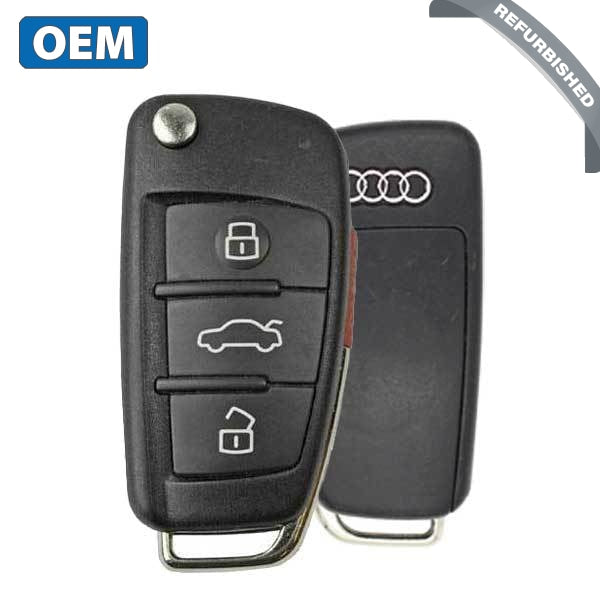 2006-2015 Audi / 4-Button Flip Key  / PN: 4F0837220AG / IYZ 3314 (OEM) - UHS Hardware