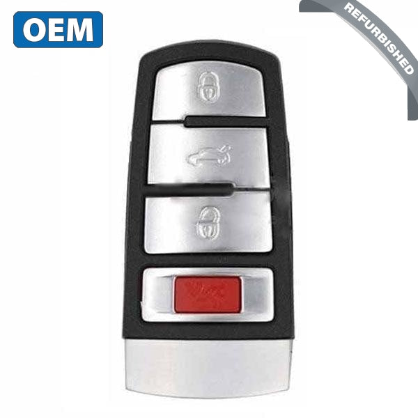 2006-2015 Volkswagen Cc Passat / 4-Button Smart Key Pn: Hlo 3C0 959 752 N Nbg009066T (Oem)