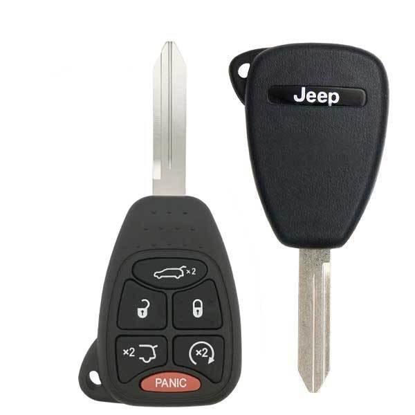 2007-2009 Jeep Commander / 6-Button Remote Head Key / PN: 68003461AA / OHT692427AA (OEM) - UHS Hardware