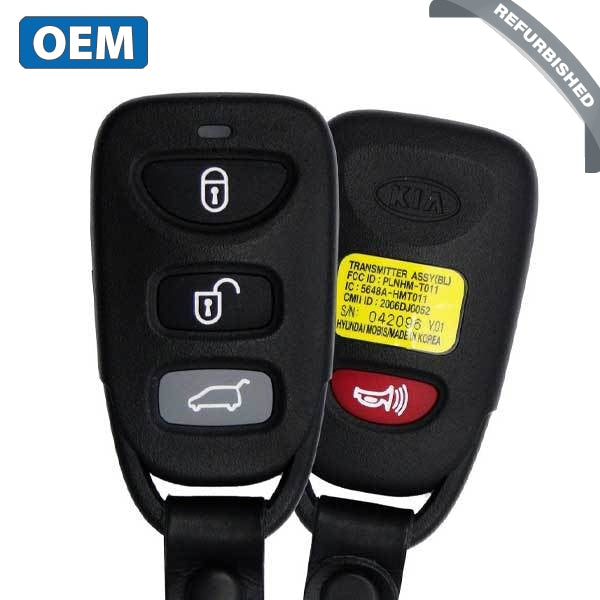 2007-2010 Kia Sorento Rondo / 4-Button Keyless Entry Remote / PN: 95430-3E511 / PLNHM-T011 (OEM) - UHS Hardware