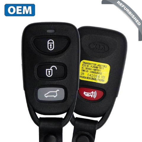 2007-2010 Kia Sorento Rondo / 4-Button Keyless Entry Remote / PN: 95430-3E511 / PLNHM-T011 (OEM) - UHS Hardware