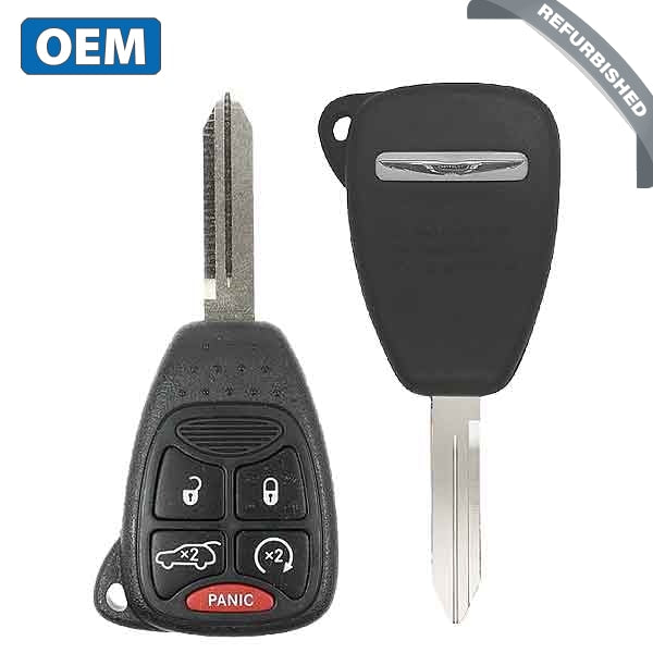 2007-2013  Chrysler  Aspen Sebring 200  / 5-Button Remote Head Key / OHT692427AA (OEM) - UHS Hardware