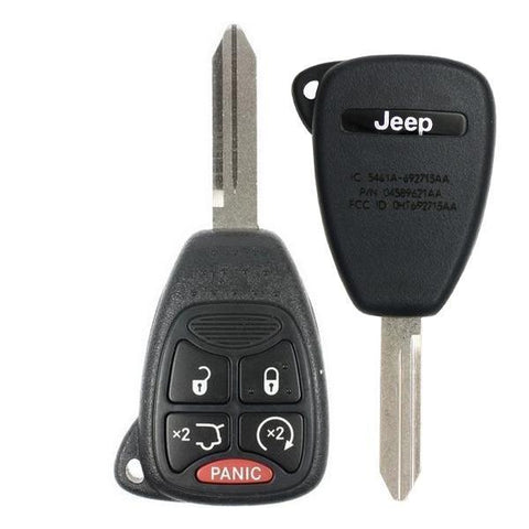 2008-2012 Jeep Liberty / 5-Button Remote Head Key / PN: 68029834AB / OHT692713AA (OEM) - UHS Hardware
