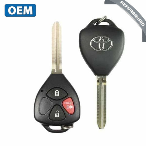 2008-2013 Toyota Venza Matrix / 3-Button Remote Head Key / PN: 89070-02250 / GQ4-29T (OEM) - UHS Hardware