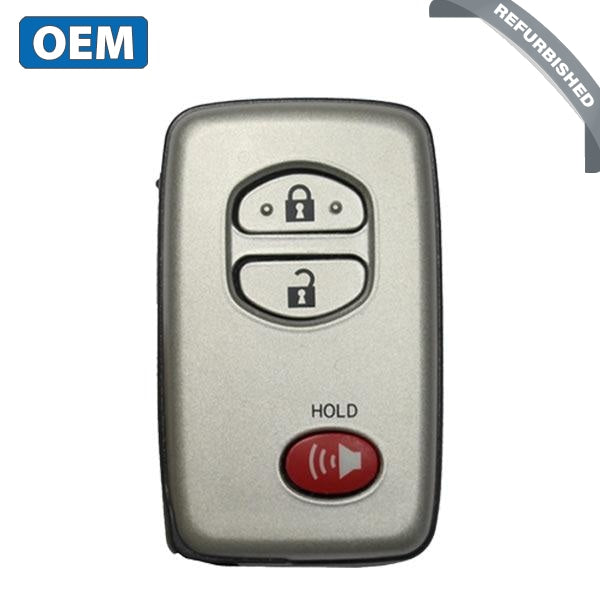 2008-2014 Toyota Highlander / 3-Button Smart Key Pn: 89904-35030 Hyq14Aab (E-Board - 3370) (Oem)