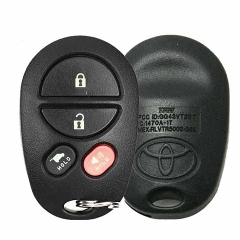 2008-2017 Toyota Highlander Sequoia / 4-Button Keyless Entry Remote / PN: 89742-0C041 / GQ43VT20T (OEM) - UHS Hardware