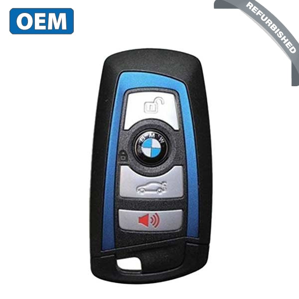 2009-2014 Bmw 3 5 7 Series / 4-Button Smart Key Pn: 7847229-02 Ygohuf5662 Cas4 (Oem Refurb)