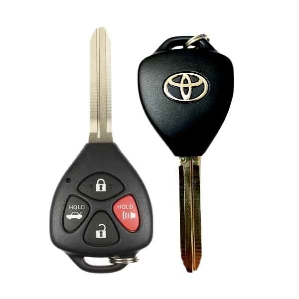 2009-2016 Toyota Corolla / 4-Button Remote Head Key / PN: 89070-02620 / GQ4-29T (G Chip)(OEM) - UHS Hardware