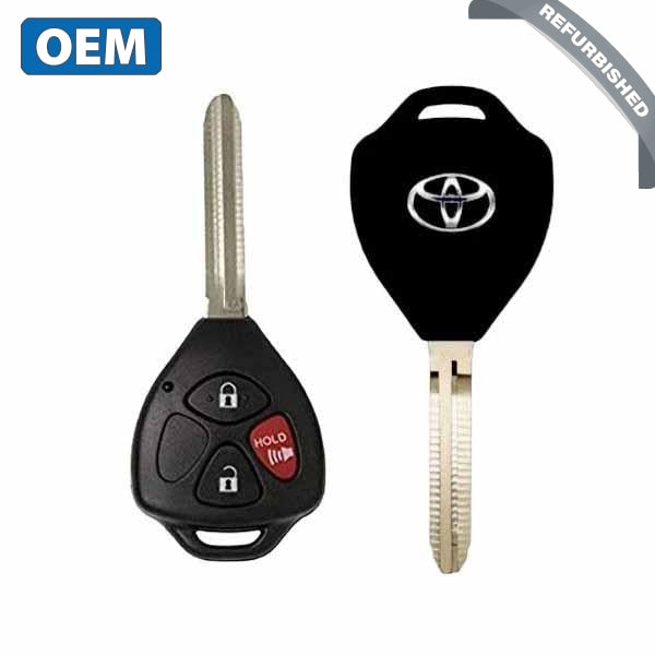 2009-2016 Toyota Venza Matrix / 3-Button Remote Head Key / PN: 89070-02640 / GQ4-29T (G Chip) (OEM) - UHS Hardware