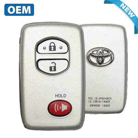 2009-2019 Toyota / 3-Button Smart Key / PN: 89904-35010 / HYQ14ACX (GNE Board) (OEM) - UHS Hardware