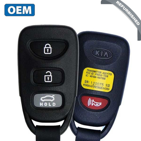 2010-2013 Kia Forte /  4-Button Keyless Entry Remote / PN: 95430-1M100 / PINHA-T008 / (OEM) - UHS Hardware