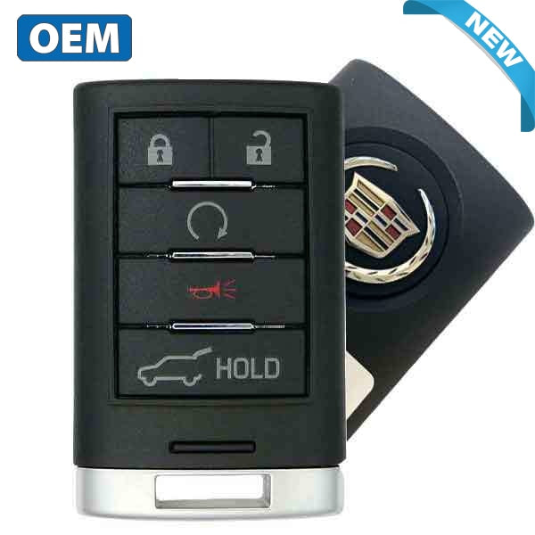 20102015 Cadillac SRX / 5Button Smart Key w/ Hatch / PN 22865375