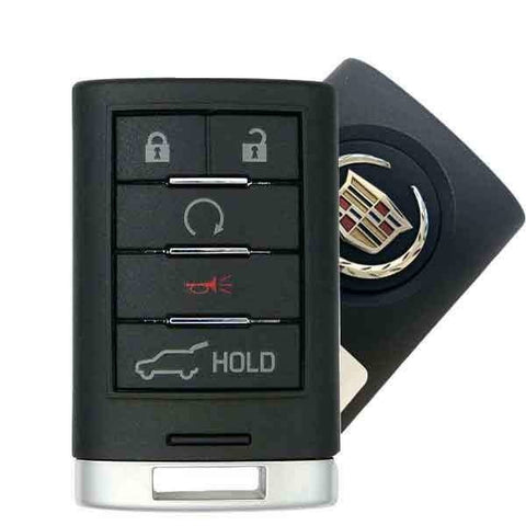 2010-2015 Cadillac Srx / 5-Button Smart Key W/ Hatch Pn: 22865375 Nbg009768T (Oem)