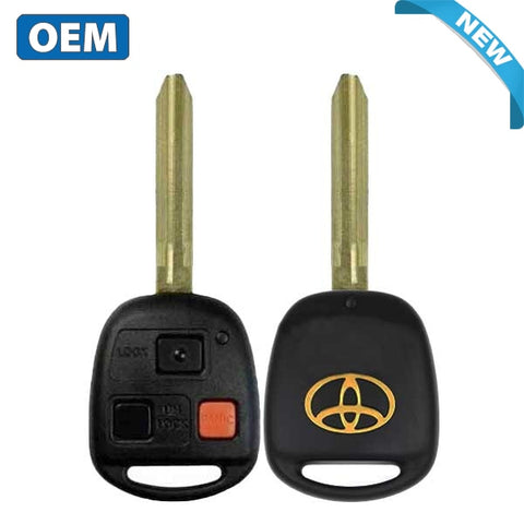 2010-2015 Toyota Fj Cruiser / 3-Button Remote Head Pn: 89070-35140 Hyq12Bbt (G Chip) (Oem) Key