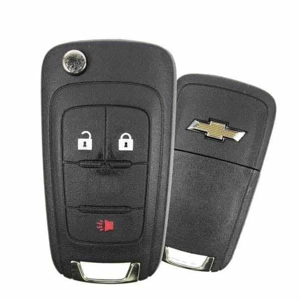 2010-2018 Chevrolet / 3-Button Flip Key Pn: 5913598 Oht01060512 (Oem)