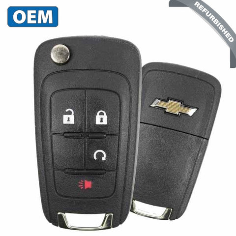2010-2019 Chevrolet Equinox Sonic / 4-Button Flip Key Hs Pn: 20835404 Oht01060512 (Oem)