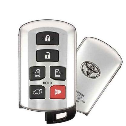 2011-2020 Toyota Sienna  / 6-Button Smart Key / PN: 89904-08010 / HYQ14ADR (OEM) - UHS Hardware