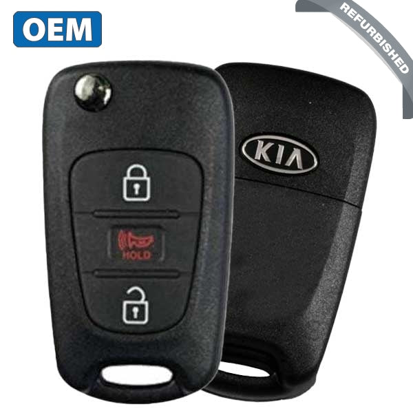 2012-2013 Kia Sportage / 3-Button Flip Key Pn: 95430-3W701 Nyoseksam11Atx (Sl) (Oem Refurb)