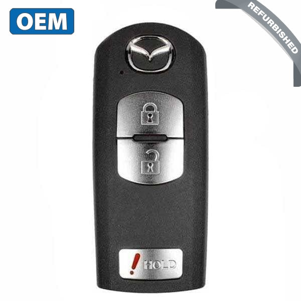 2012-2017 Mazda 3 CX3 CX5 / 3-Button Smart Key / PN: KDY3-67-5DY / WAZSKE13D01 (OEM Refurb) - UHS Hardware