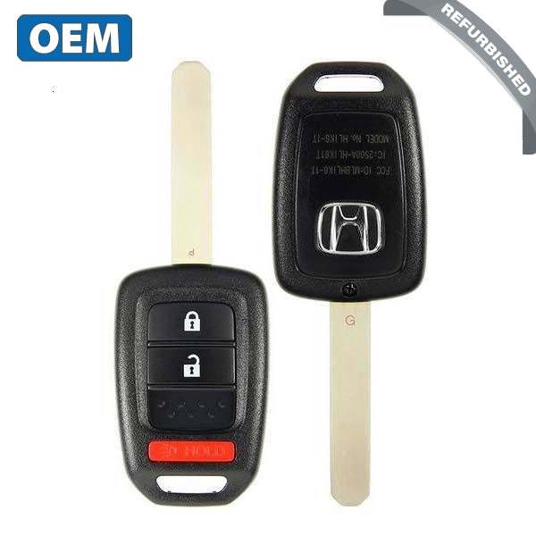 2013-2014 Honda CR-V Crosstour / 3-Button Remote Head Key / PN: 35118-TY4-A00 / MLBHLIK6-1T (OEM) - UHS Hardware