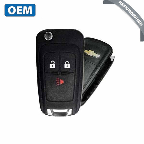 2013-2015 Chevrolet Spark / 3-Button Flip Key Remote / PN: 95233524 / A2GM3AFUS03 (OEM) - UHS Hardware
