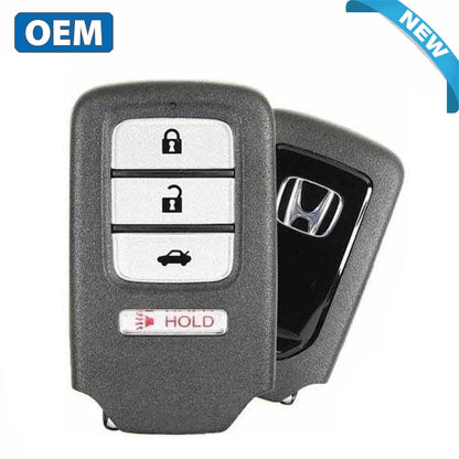 2013-2015 Honda Accord Civic / 4-Button Smart Key Pn: 72147-T2A-A01 Acj932Hk1210A No Memory (Oem)
