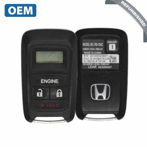 2013-2015 Honda / Acura / 4-Button Keyless Entry Remote w/ LED / PN: 08E91-E54-1MO-1 / KOBATA12A (OEM) - UHS Hardware