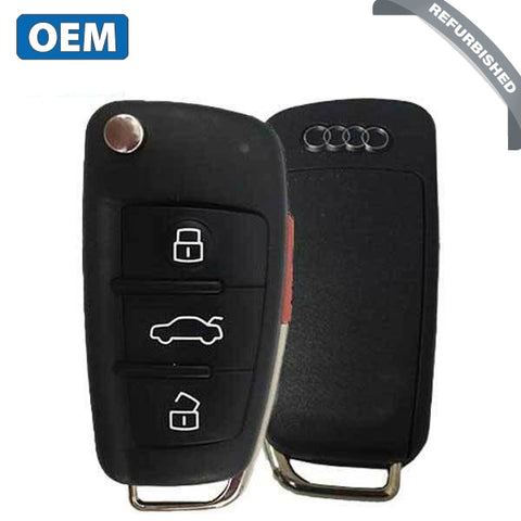 RFK-AUD-1271 - Audi / 3-Button Flip Key / PN:  81A 837 220 J / NBGFS1271M (OEM) - UHS Hardware