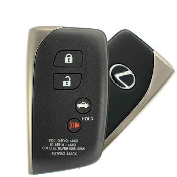 2015 Lexus Smart Key 4B W/ Hatch Fob FCC# HYQ14ACX 2015 Lexus Smart Key 4B W/ Hatch Fob FCC# HYQ14ACX