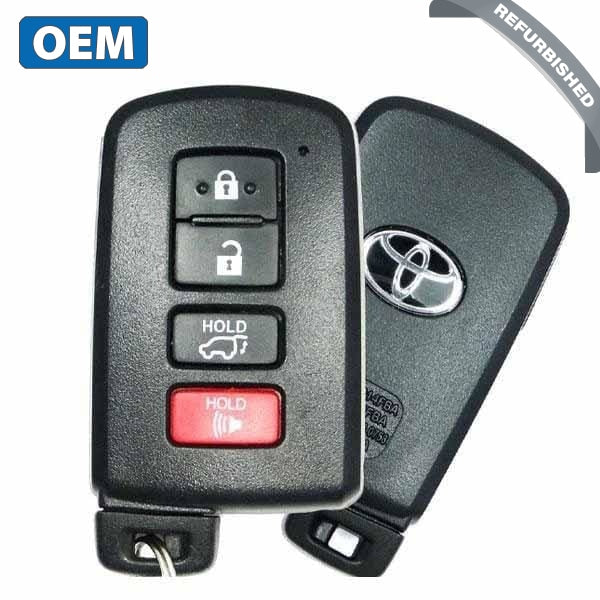 2013-2018 Toyota Rav4 / 4-Button Smart Key Pn: 89904-0R080 Hyq14Fba 0020 (Oem)